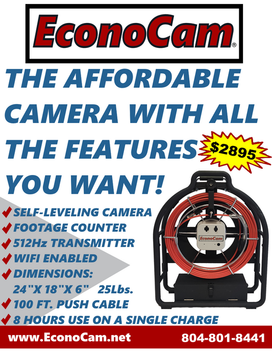 EconoCam Sewer Inspection Camera
